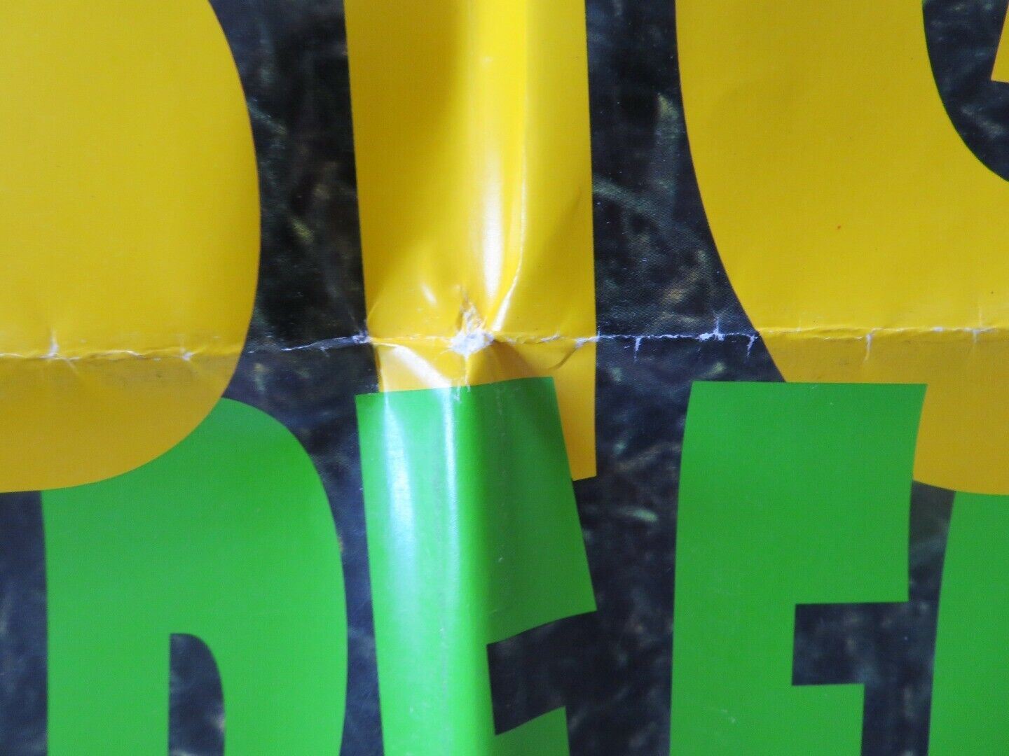 THE BIG GREEN FOLDED US ONE SHEET POSTER DISNEY 1995 Movie posters