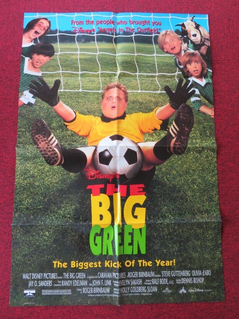 THE BIG GREEN FOLDED US ONE SHEET POSTER DISNEY 1995 Movie posters