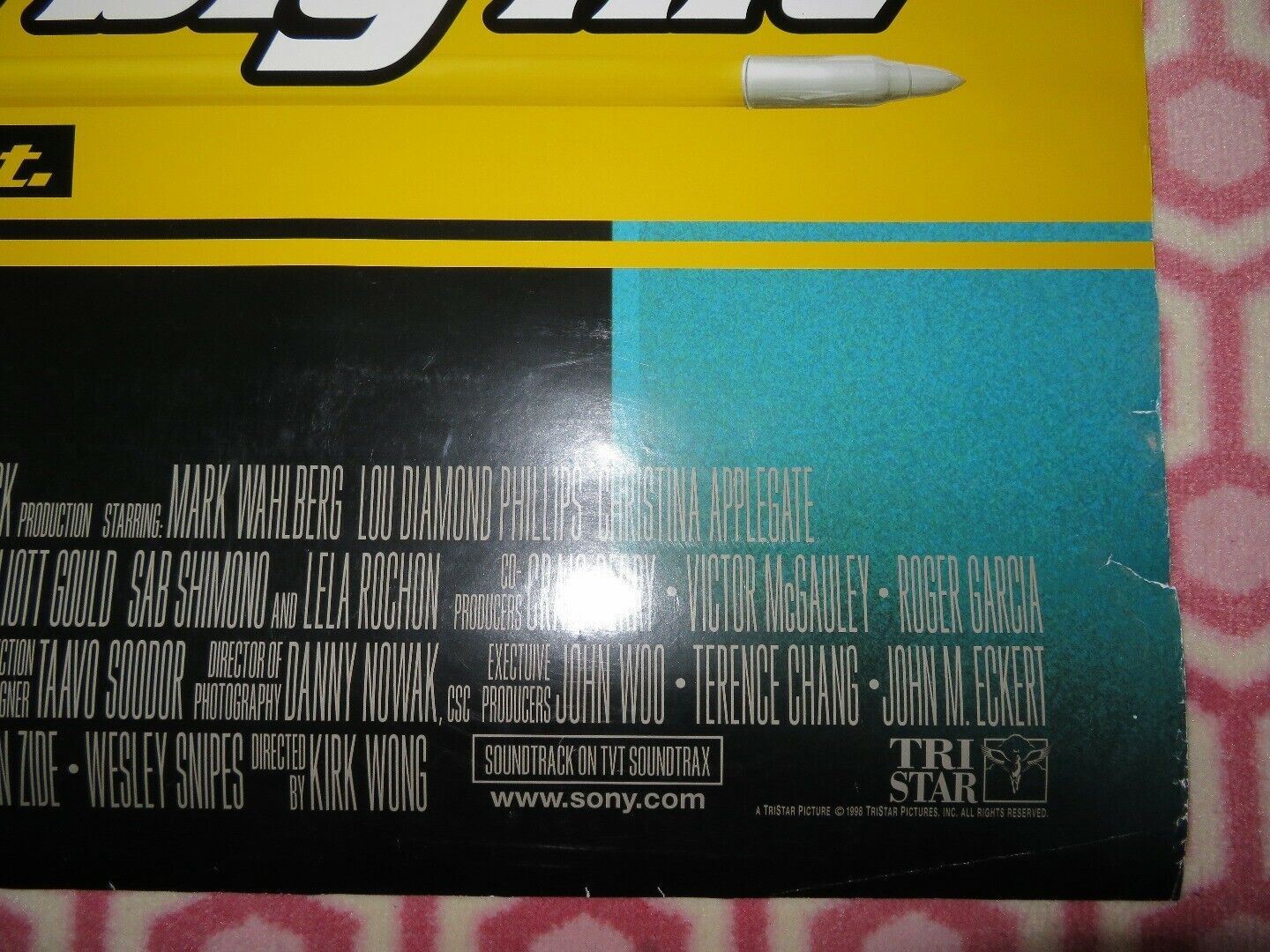 THE BIG HIT US ONE SHEET ROLLED POSTER MARK WAHLBERG 1998 - Rendezvous Cinema