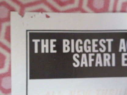 THE BIG HUNT FOLDED US ONE SHEET POSTER GEORGE SHERWOOD 1969 Movie posters