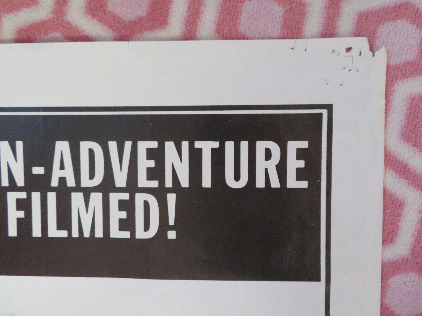 THE BIG HUNT FOLDED US ONE SHEET POSTER GEORGE SHERWOOD 1969 Movie posters