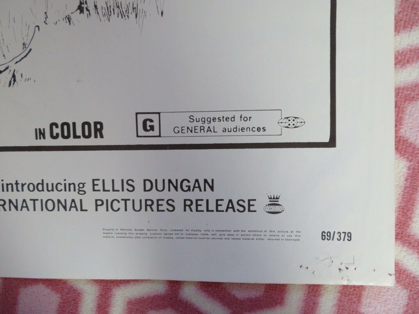 THE BIG HUNT FOLDED US ONE SHEET POSTER GEORGE SHERWOOD 1969 Movie posters