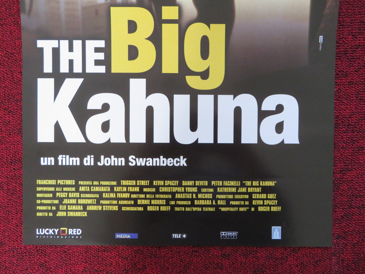 THE BIG KAHUNA ITALIAN LOCANDINA POSTER KEVIN SPACEY DANNY DEVITO 1999 Rendezvous Cinema Movie posters