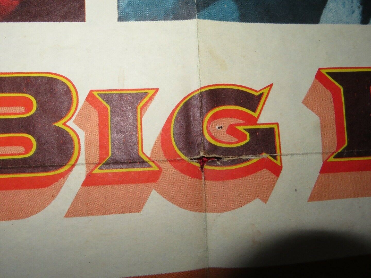 THE BIG LAND FOLDED US ONE SHEET POSTER ALAN LADD VIRGINIA MAYO 1957 Movie posters