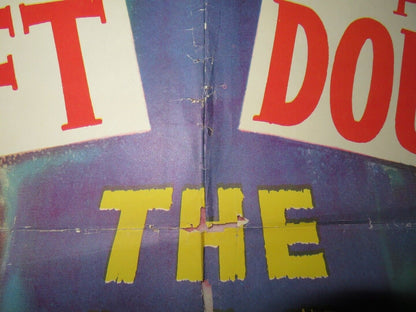 THE BIG LIFT FOLDED US ONE SHEET POSTER MONTGOMERY CLIFT PAUL DOUGLAS 1950 Movie posters