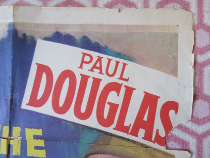 THE BIG LIFT FOLDED US ONE SHEET POSTER MONTGOMERY CLIFT PAUL DOUGLAS 1950 Movie posters