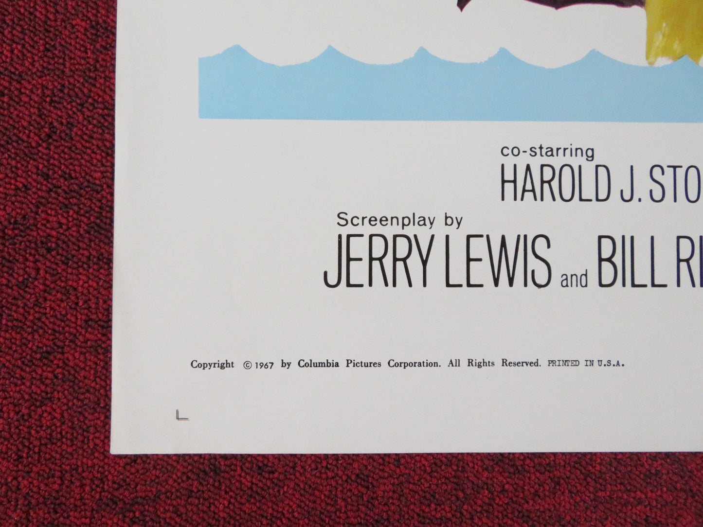 THE BIG MOUTH FOLDED US ONE SHEET POSTER JERRY LEWIS HAROLD J. STONE 1967 Rendezvous Cinema Movie posters