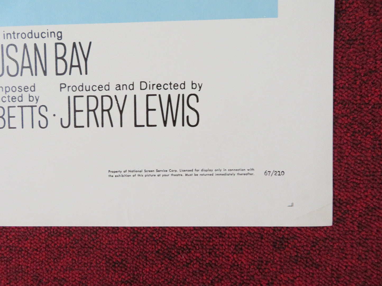 THE BIG MOUTH FOLDED US ONE SHEET POSTER JERRY LEWIS HAROLD J. STONE 1967 Rendezvous Cinema Movie posters