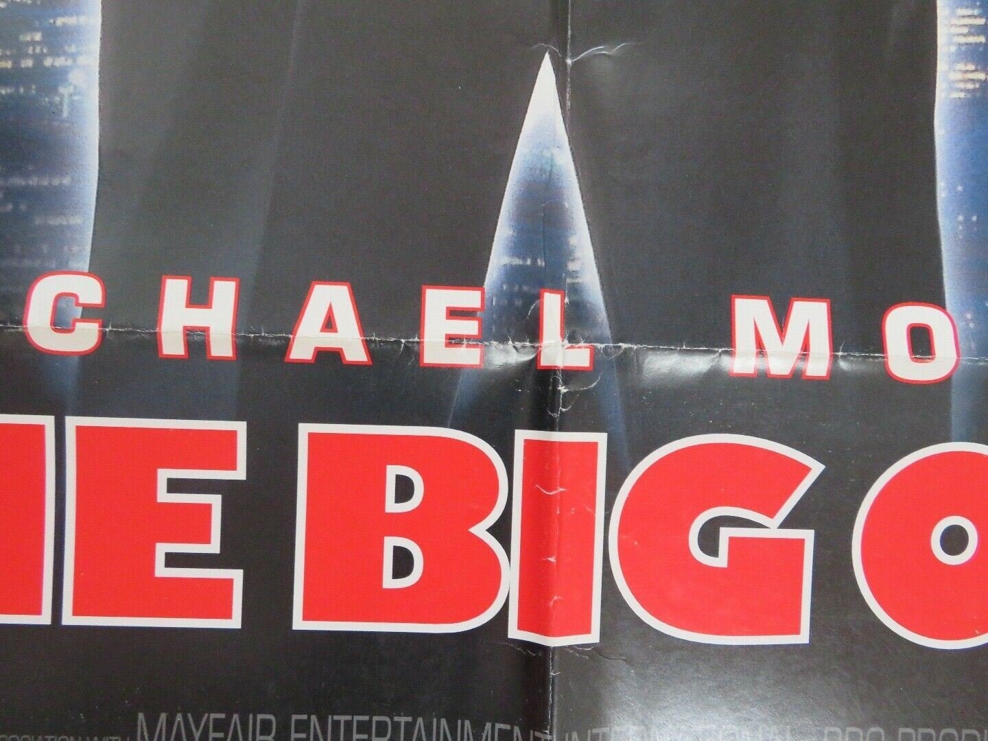 THE BIG ONE FOLDED US ONE SHEET POSTER MICHAEL MOORE 1998 Movie posters