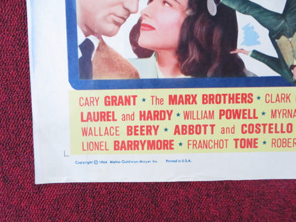 THE BIG PARADE OF COMEDY HALF SHEET (22"x 28") POSTER C. GRANT CLARK GABLE 1964 Rendezvous Cinema Movie posters
