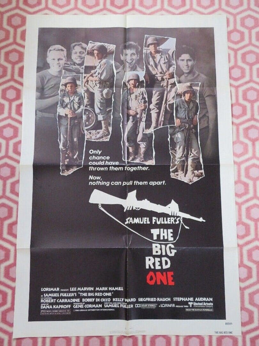 THE BIG RED ONE FOLDED US ONE SHEET POSTER LEE MARVIN MARK HAMILL 1980 Movie posters