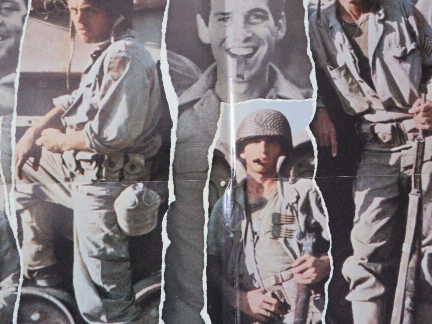 THE BIG RED ONE FOLDED US ONE SHEET POSTER LEE MARVIN MARK HAMILL 1980 Movie posters