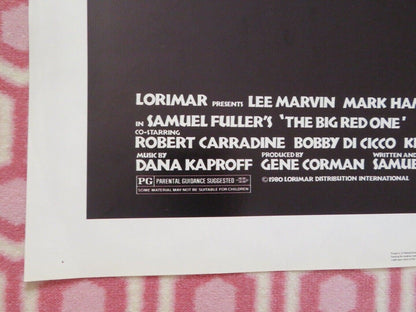 THE BIG RED ONE FOLDED US ONE SHEET POSTER LEE MARVIN MARK HAMILL 1980 Movie posters