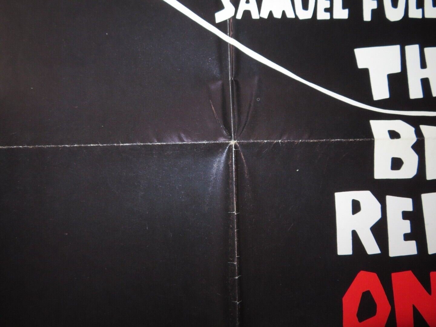 THE BIG RED ONE FOLDED US ONE SHEET POSTER LEE MARVIN MARK HAMILL 1980 Movie posters