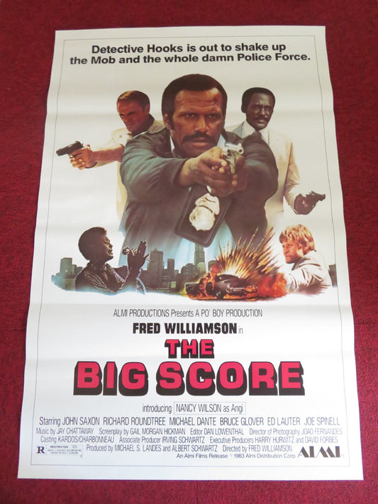 THE BIG SCORE US ONE SHEET ROLLED POSTER FRED WILLIAMSON NANCY WILSON 1983 Rendezvous Cinema Movie posters