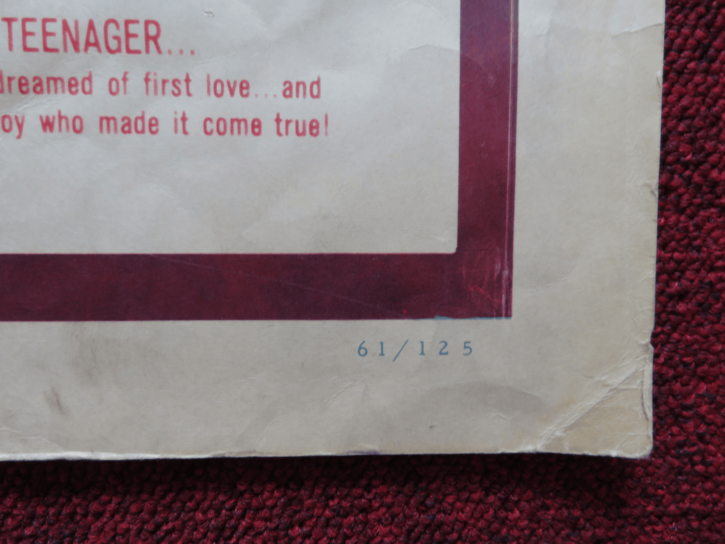 THE BIG SHOW US HALF SHEET (22"x 28") POSTER ESTHER WILLIAMS CLIFF ROBERTSON '61 Rendezvous Cinema Movie posters