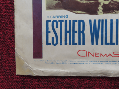 THE BIG SHOW US HALF SHEET (22"x 28") POSTER ESTHER WILLIAMS CLIFF ROBERTSON '61 Rendezvous Cinema Movie posters