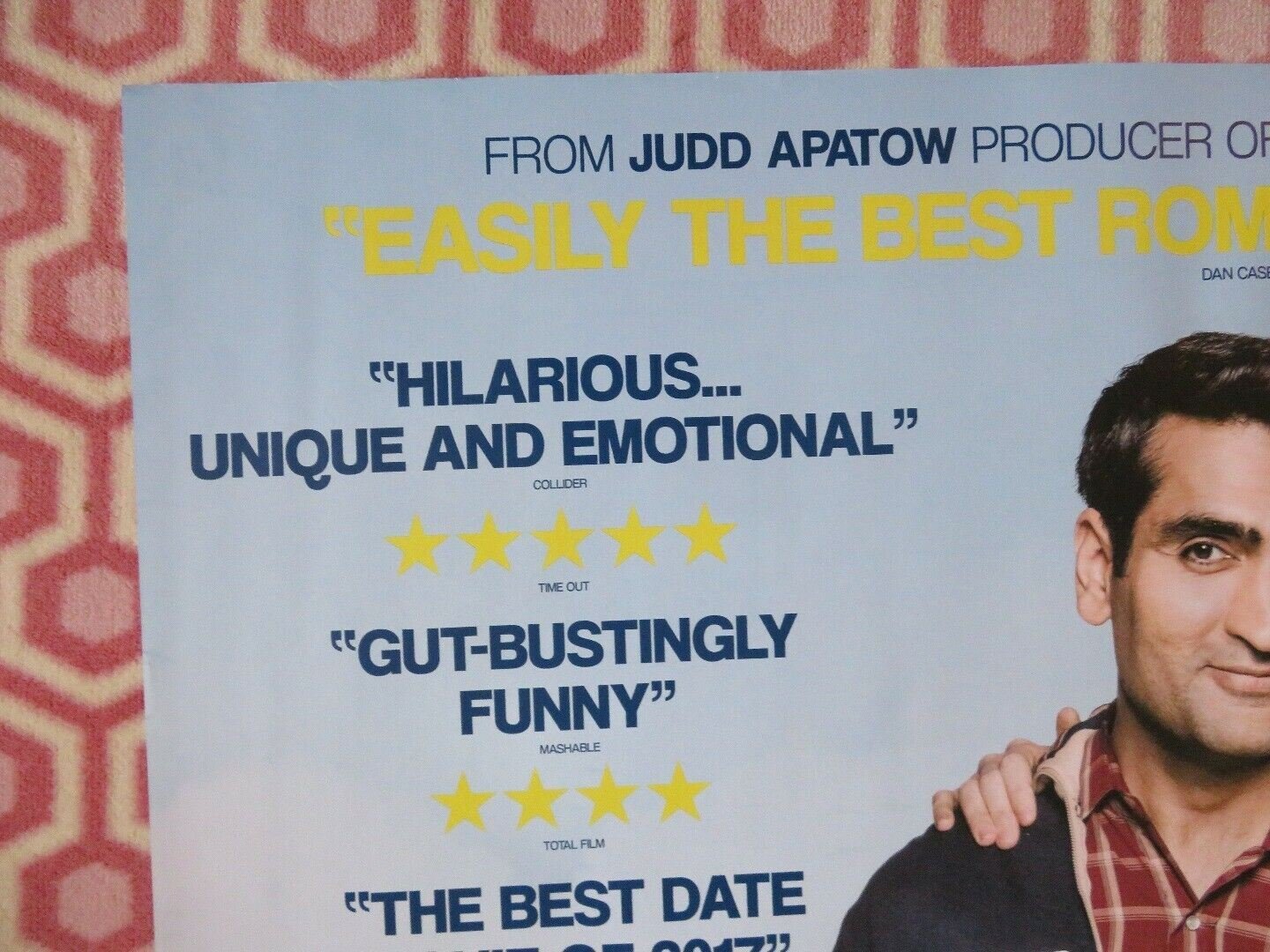 THE BIG SICK BRITISH QUAD (30"x 40") ROLLED POSTER RAY ROMANO ZOE KAZAN 2017 Movie posters