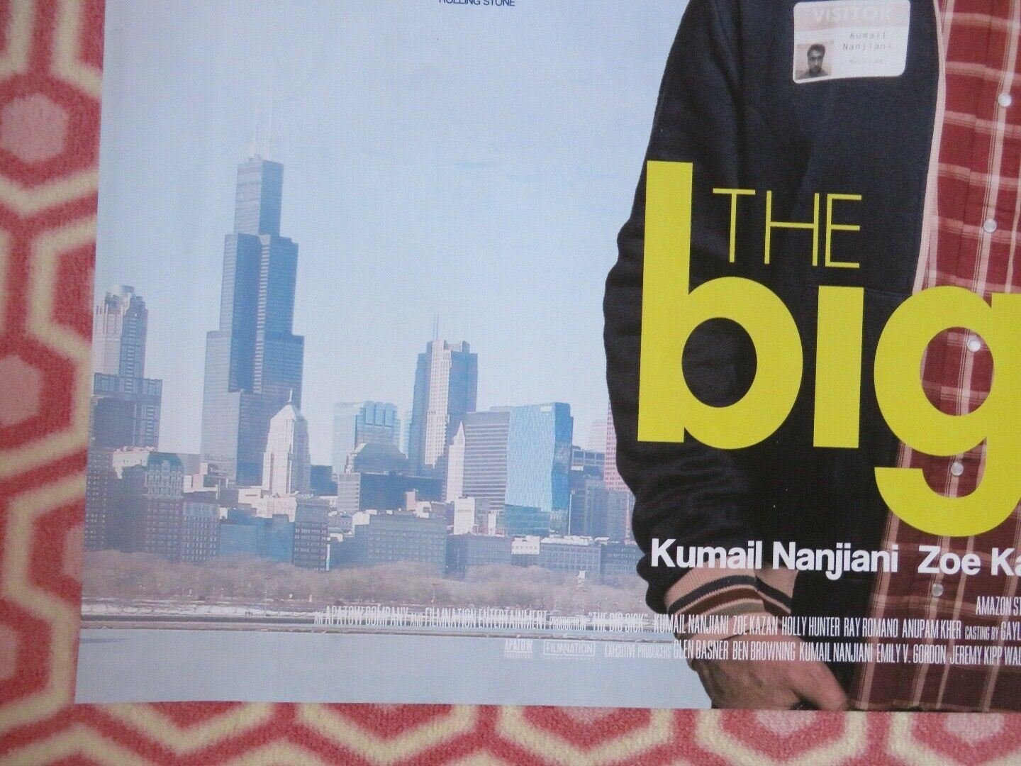 THE BIG SICK BRITISH QUAD (30"x 40") ROLLED POSTER RAY ROMANO ZOE KAZAN 2017 Movie posters