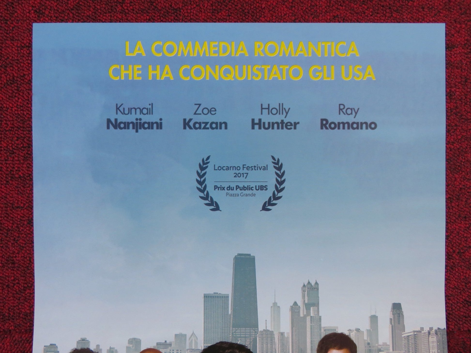THE BIG SICK ITALIAN LOCANDINA POSTER KUMAIL NANJIANI ZOE KAZAN 2017 Rendezvous Cinema Movie posters