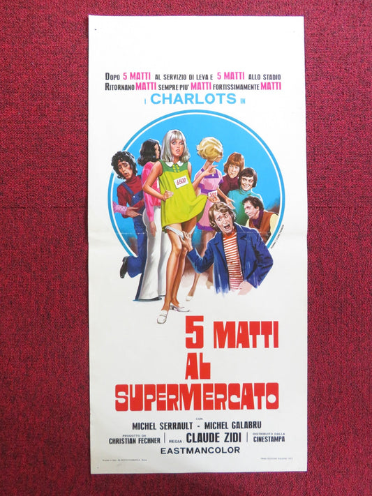 THE BIG STORE ITALIAN LOCANDINA POSTER MICHEL SERRAULT MICHEL GALABRU 1973 Rendezvous Cinema Movie posters