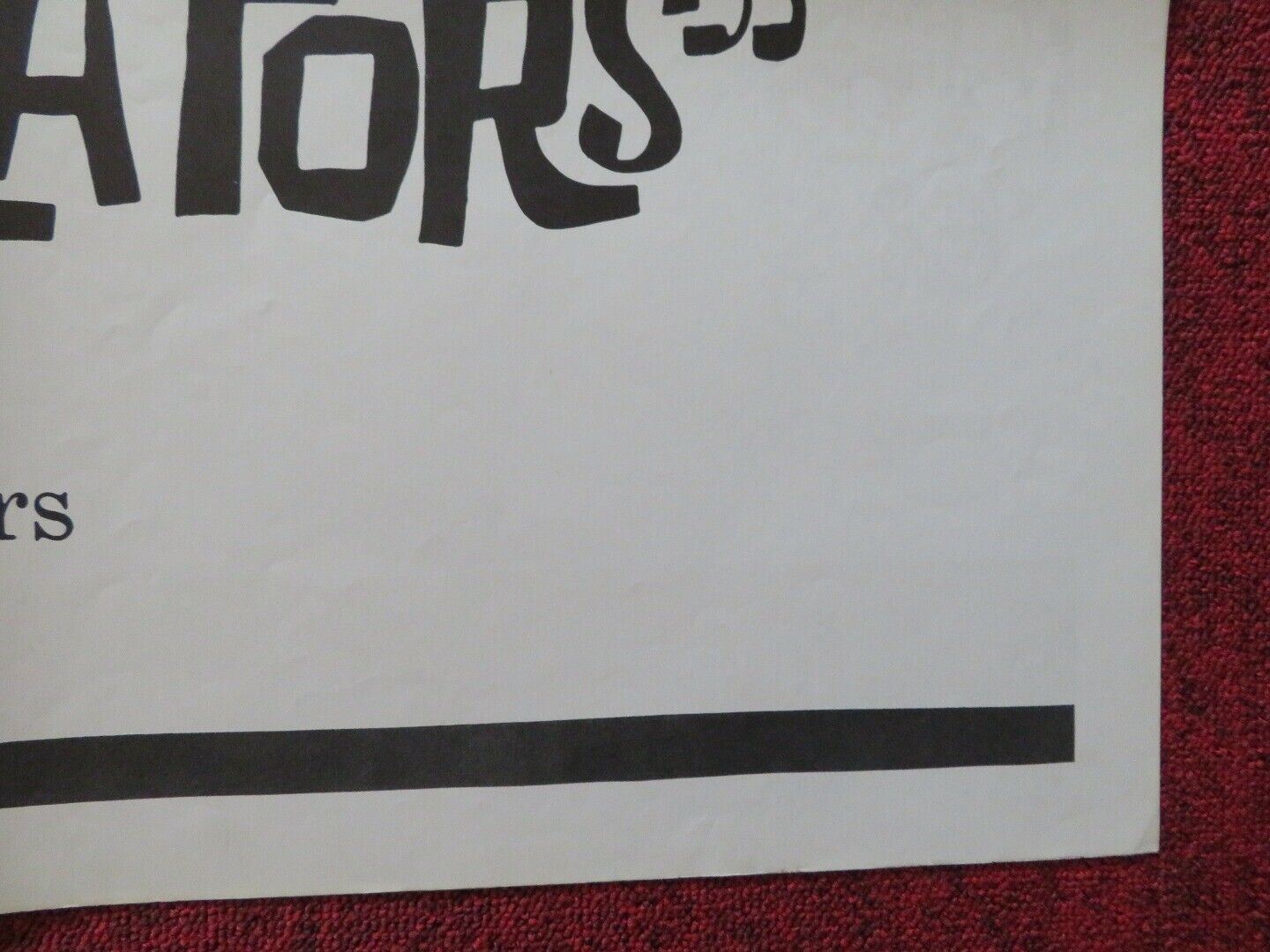 THE BIG TIME OPERATONS FOLDED US ONE SHEET POSTER PETER SELLERS 1957 Rendezvous Cinema Movie posters