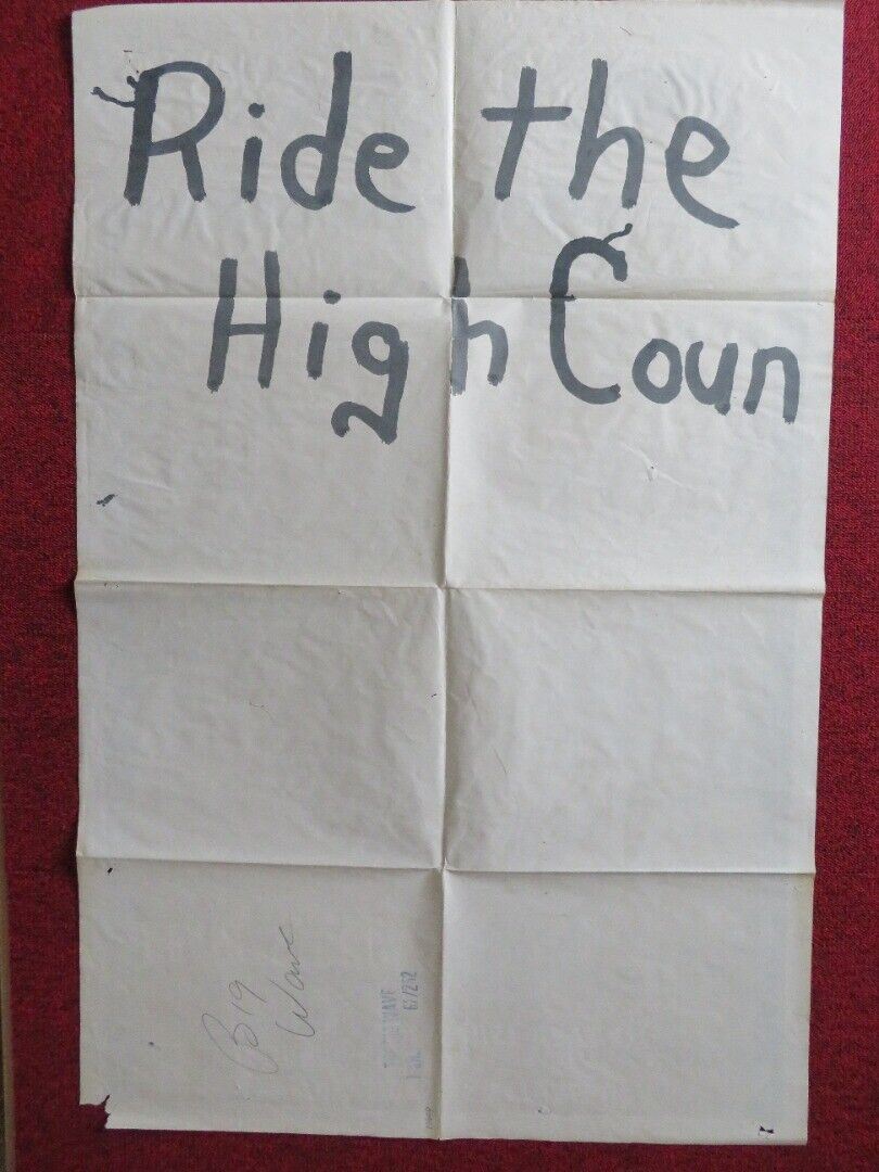 THE BIG WAVE FOLDED US ONE SHEET POSTER SESSUE HAYAKAWA 1962 Movie posters