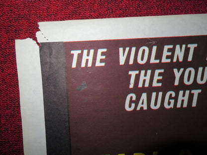 THE BIG WAVE FOLDED US ONE SHEET POSTER SESSUE HAYAKAWA 1962 Movie posters