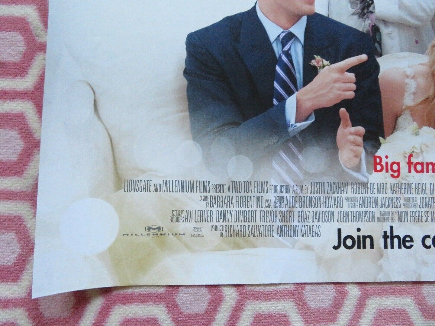 THE BIG WEDDING QUAD (30"x 40") ROLLED POSTER ROBERT DINOR ROBIN WILLIAMS 2013 Rendezvous Cinema Movie posters