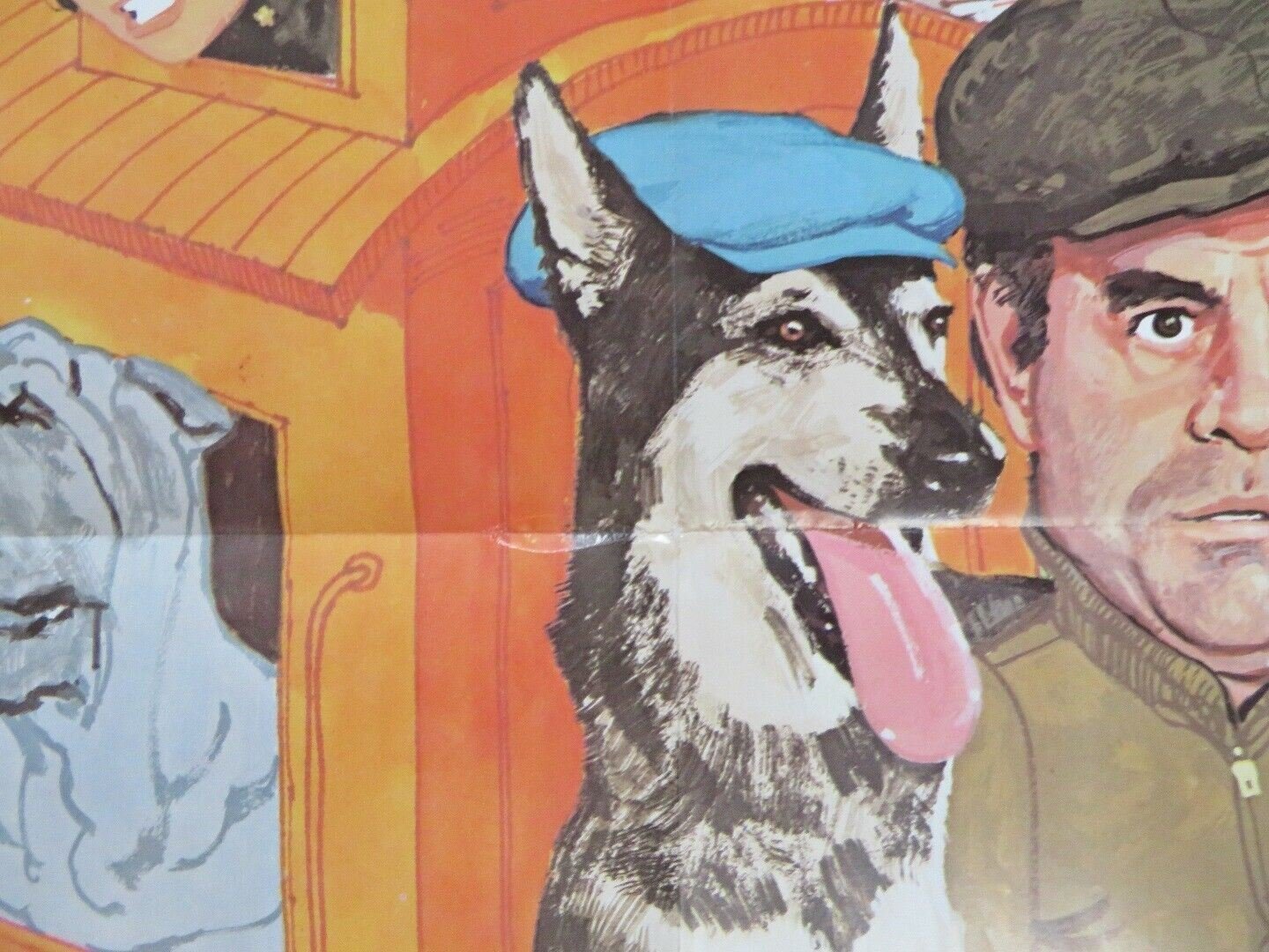 THE BILLON DOLLAR HOBO FOLDED US ONE SHEET POSTER TIM CONWAY WILL GEER 1977 Movie posters