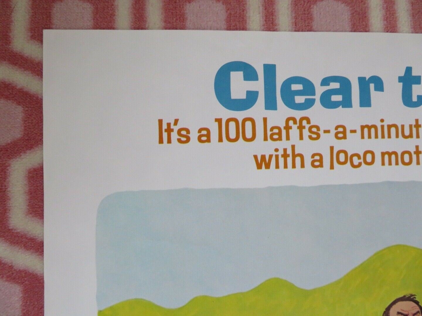 THE BILLON DOLLAR HOBO FOLDED US ONE SHEET POSTER TIM CONWAY WILL GEER 1977 Movie posters