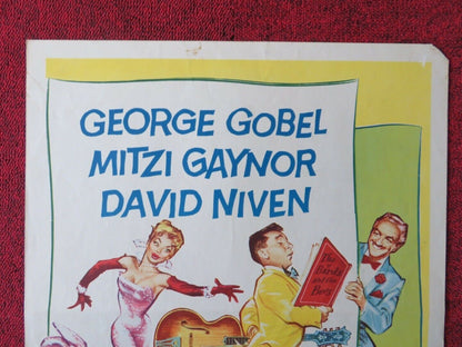 THE BIRDS AND THE BEES US INSERT (14"x 36") POSTER GEORGE GOBEL 1956 Movie posters