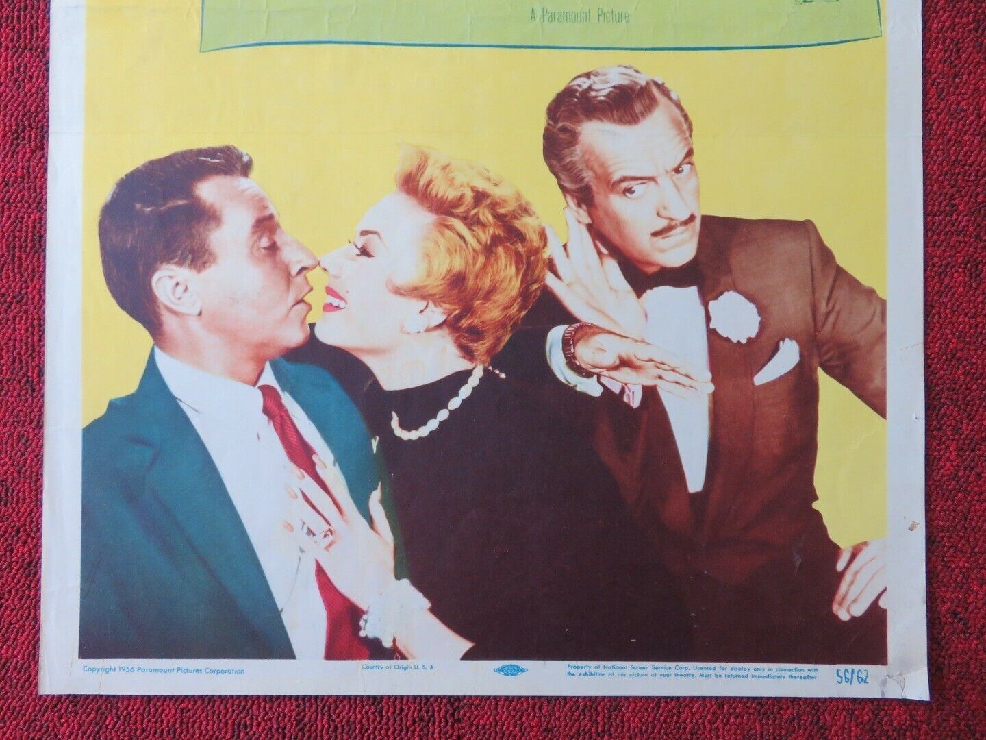 THE BIRDS AND THE BEES US INSERT (14"x 36") POSTER GEORGE GOBEL 1956 Movie posters