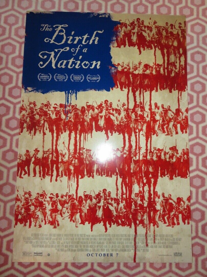 THE BIRTH OF A NATION US ONE SHEET ROLLED POSTER NATE PARKER 2016 Movie posters