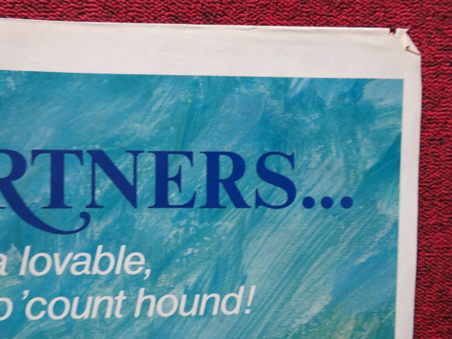 THE BISCUIT EATER FOLDED US ONE SHEET POSTER DISNEY EARL HOLLIMAN 1972 Movie posters