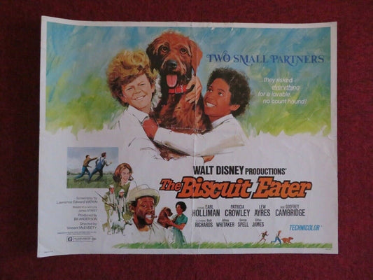 THE BISCUIT EATER US HALF SHEET (22"x 28") POSTER DISNEY EARL HOLLIMAN 1972 Movie posters