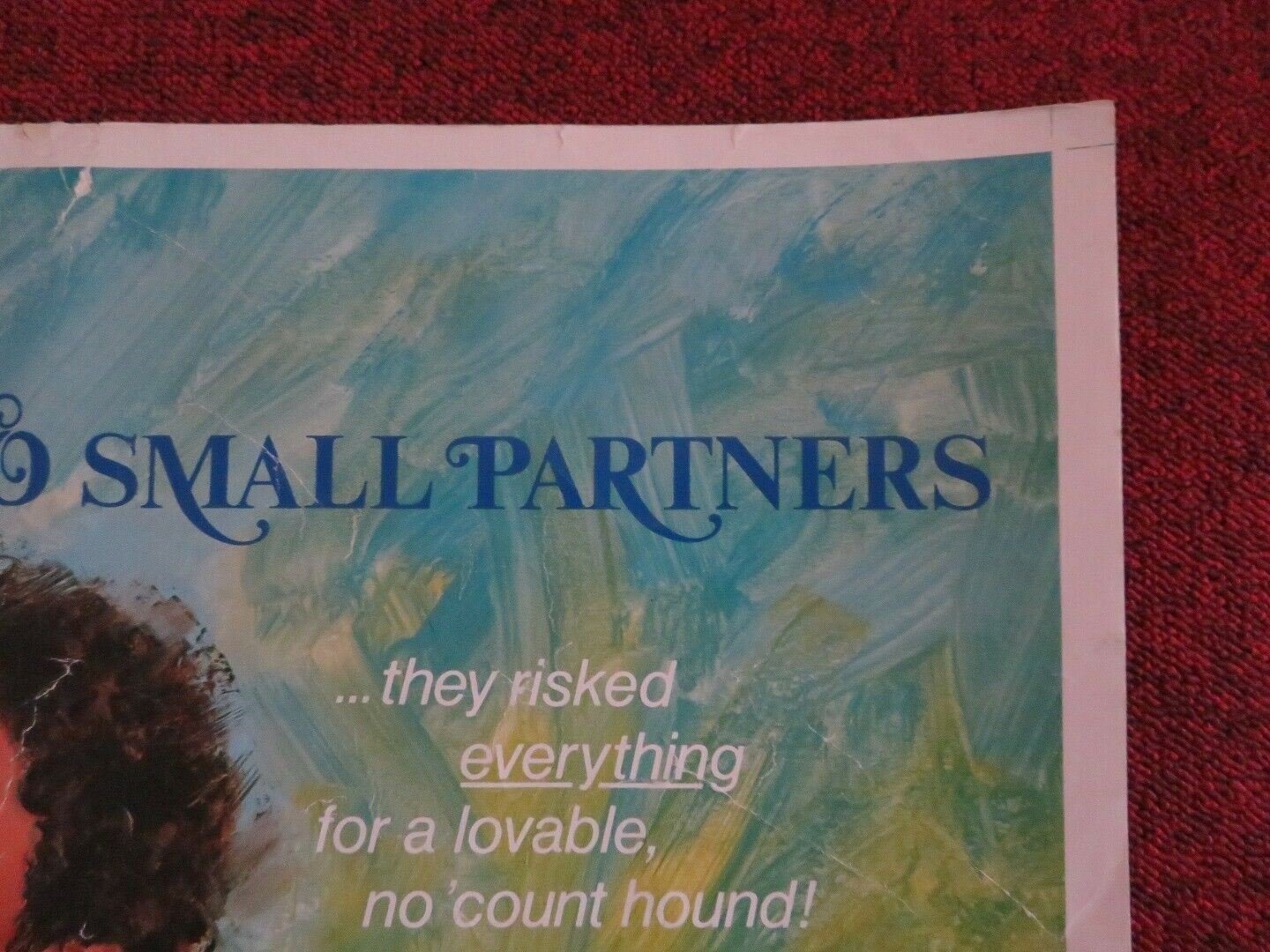 THE BISCUIT EATER US HALF SHEET (22"x 28") POSTER DISNEY EARL HOLLIMAN 1972 Movie posters