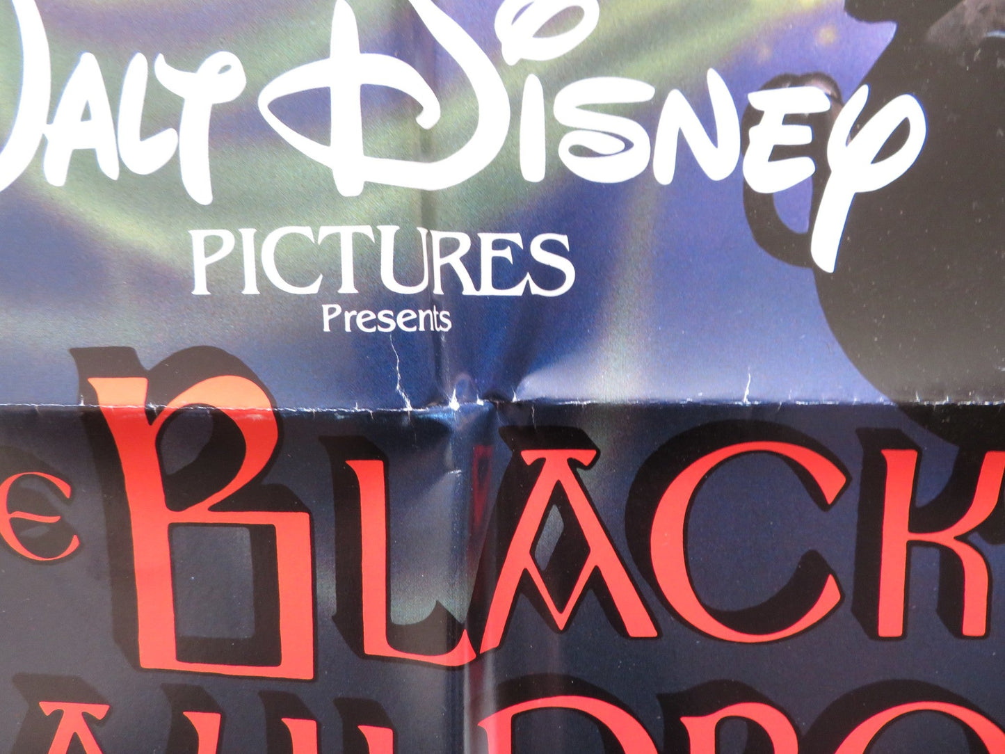 THE BLACK CAULDRON FOLDED US ONE SHEET POSTER DISNEY FREDDIE JONES 1985 Rendezvous Cinema Movie posters