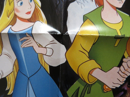 THE BLACK CAULDRON FOLDED US ONE SHEET POSTER DISNEY FREDDIE JONES 1985 Rendezvous Cinema Movie posters