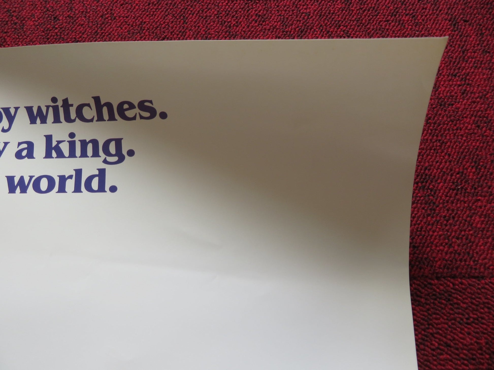 THE BLACK CAULDRON FOLDED US ONE SHEET POSTER DISNEY FREDDIE JONES 1985 Rendezvous Cinema Movie posters