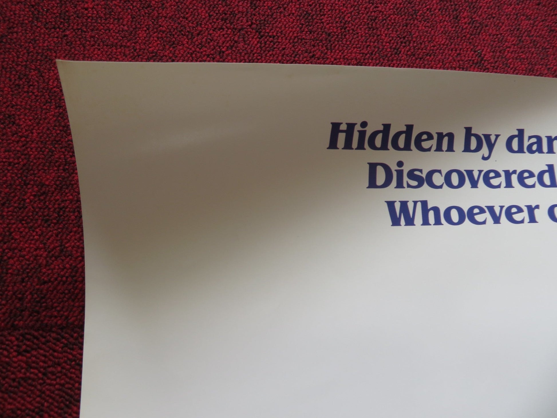 THE BLACK CAULDRON FOLDED US ONE SHEET POSTER DISNEY FREDDIE JONES 1985 Rendezvous Cinema Movie posters