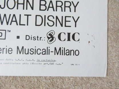 THE BLACK HOLE ITALIAN 2 FOGLIO POSTER DISNEY MAXIMILIAN SCHELL 1982 Rendezvous Cinema Movie posters