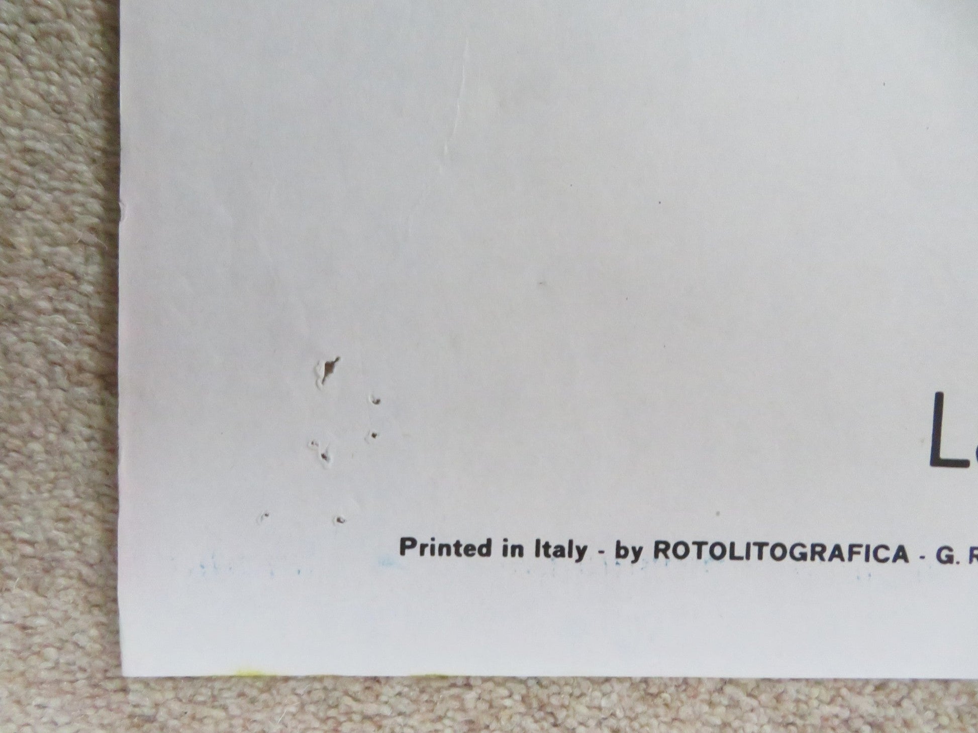 THE BLACK HOLE ITALIAN 2 FOGLIO POSTER DISNEY MAXIMILIAN SCHELL 1982 Rendezvous Cinema Movie posters