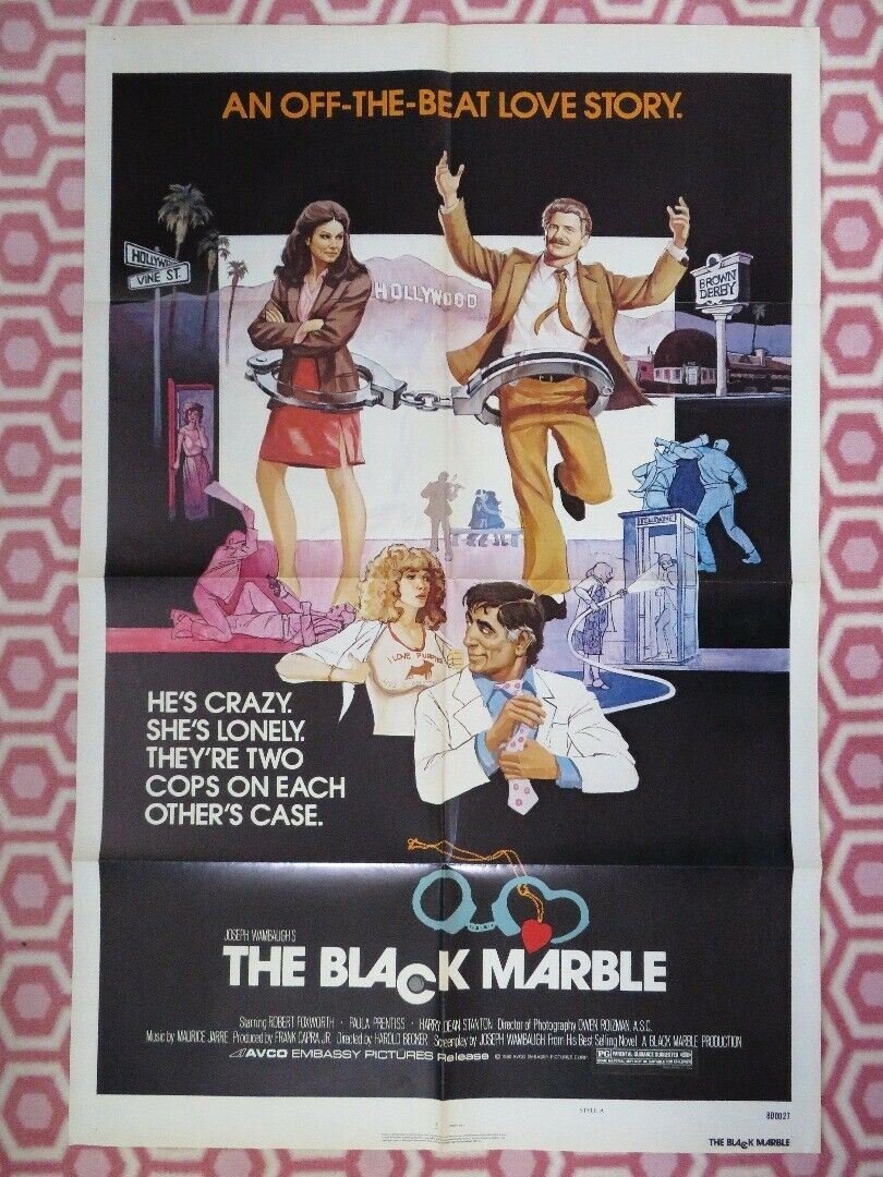 THE BLACK MARBLE US ONE SHEET POSTER HARRY DEAN STANTON1980 Movie posters