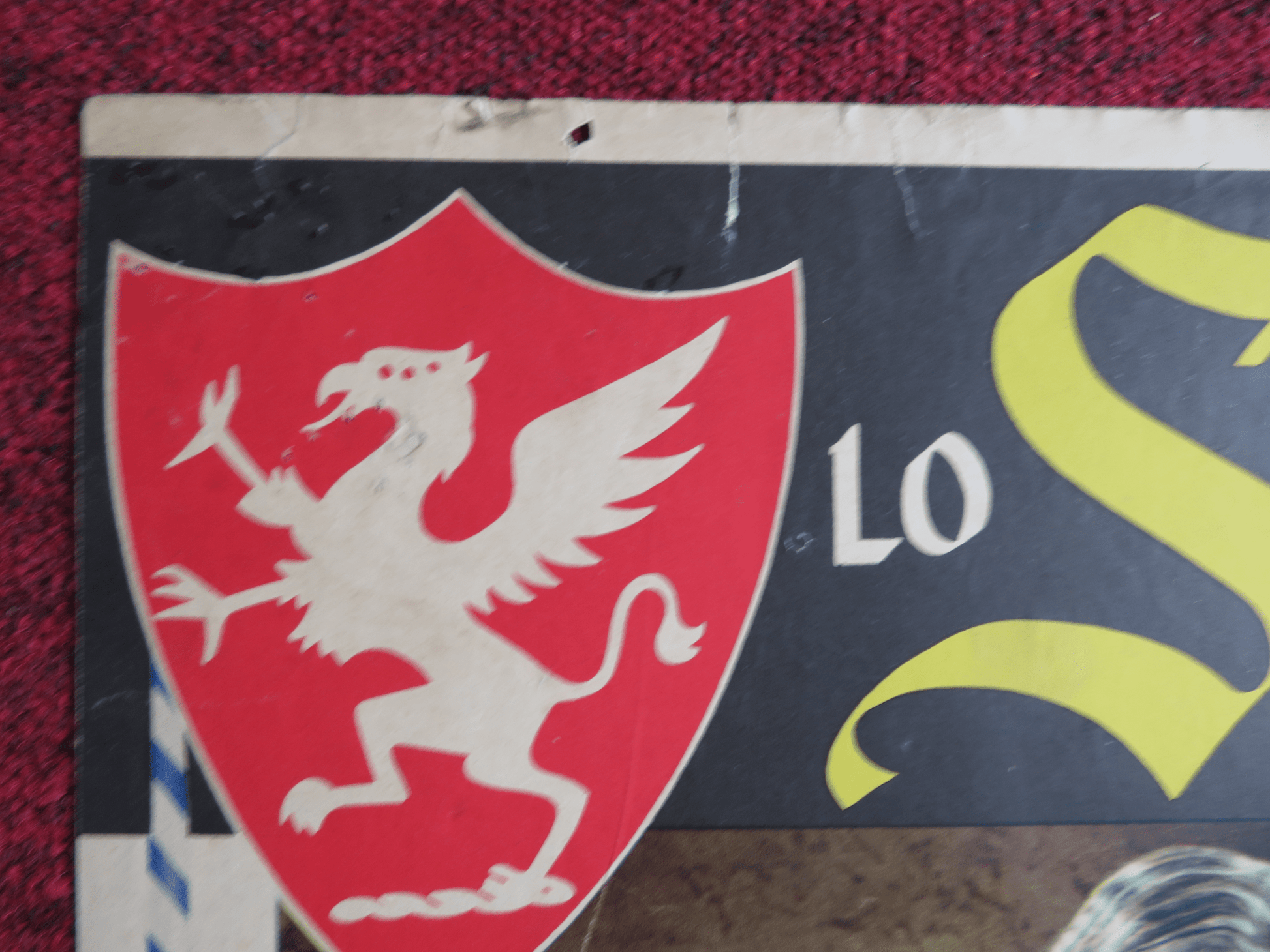 THE BLACK SHIELD OF FALWORTH ITALIAN FOTOBUSTA POSTER TONY CURTIS J.LEIGH 1954 Rendezvous Cinema Movie posters