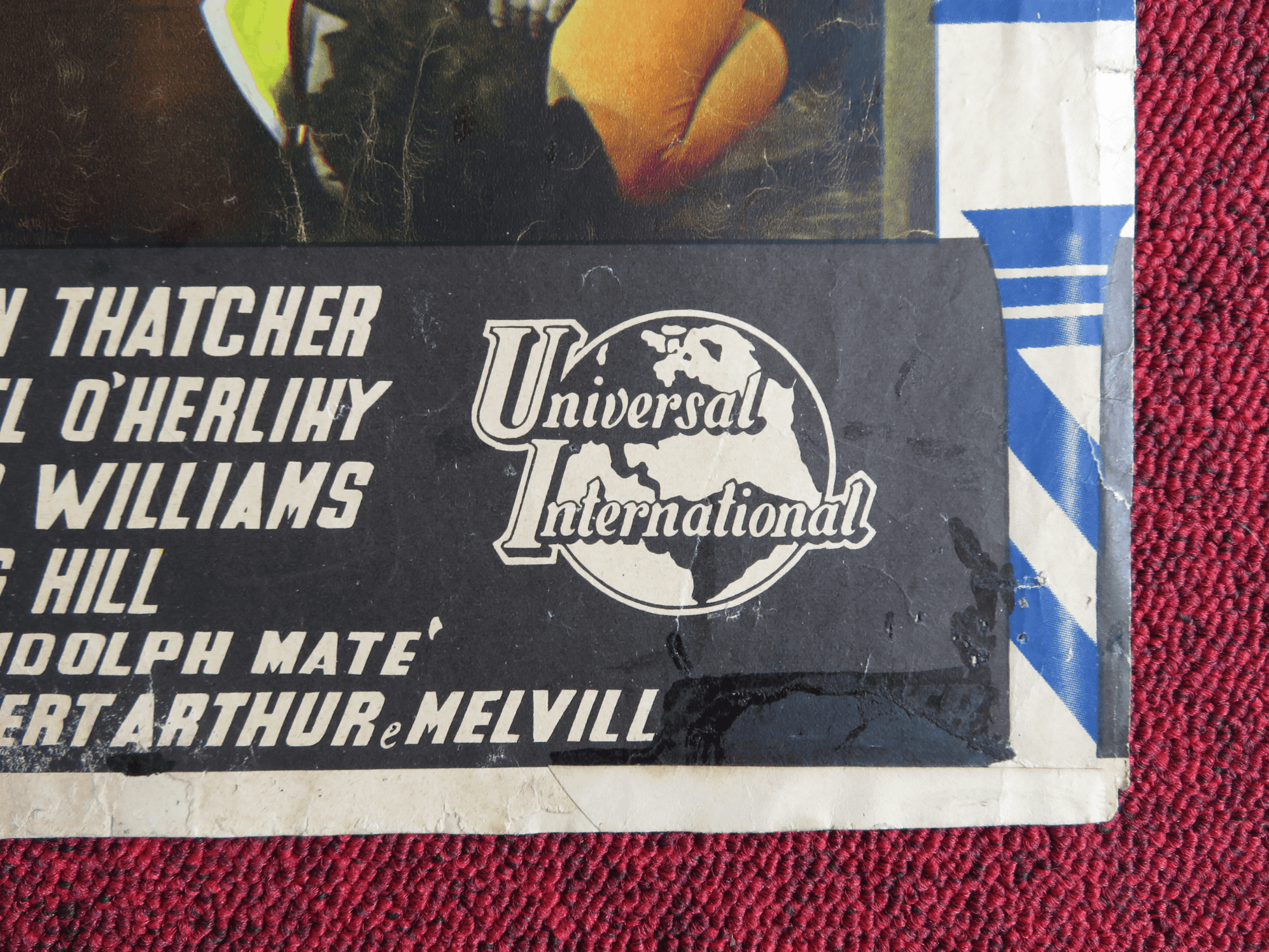 THE BLACK SHIELD OF FALWORTH ITALIAN FOTOBUSTA POSTER TONY CURTIS J.LEIGH 1954 Rendezvous Cinema Movie posters