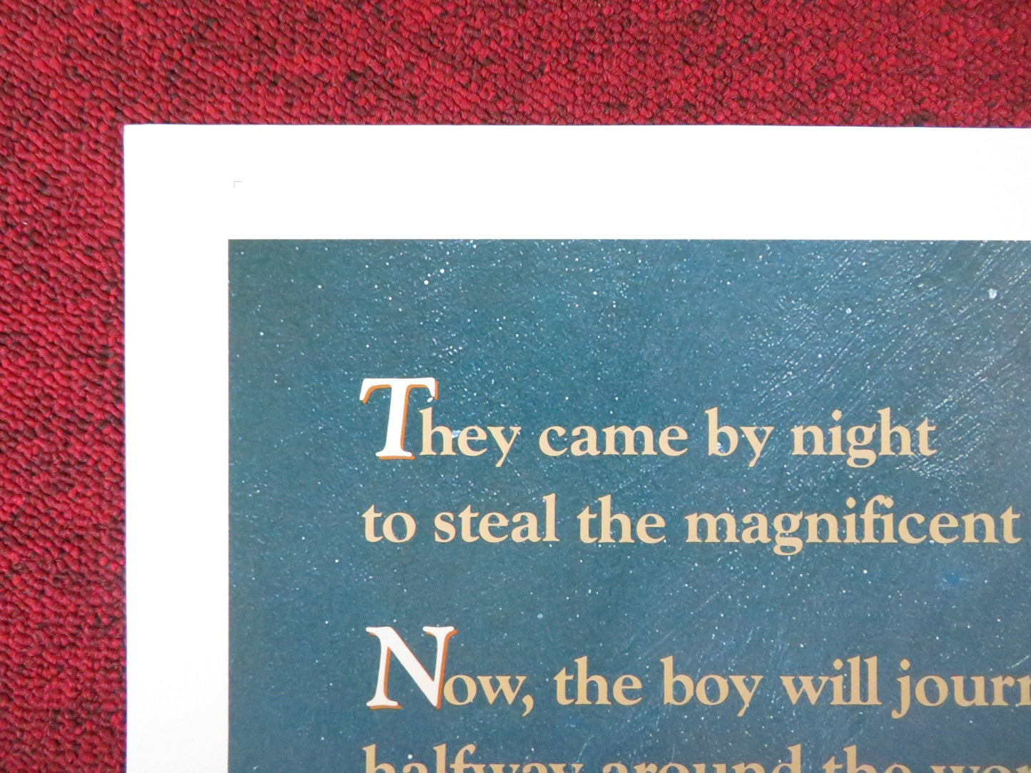 THE BLACK STALLION RETURNS FOLDED US ONE SHEET POSTER KELLY RENO V. SPANO 1983 Rendezvous Cinema Movie posters