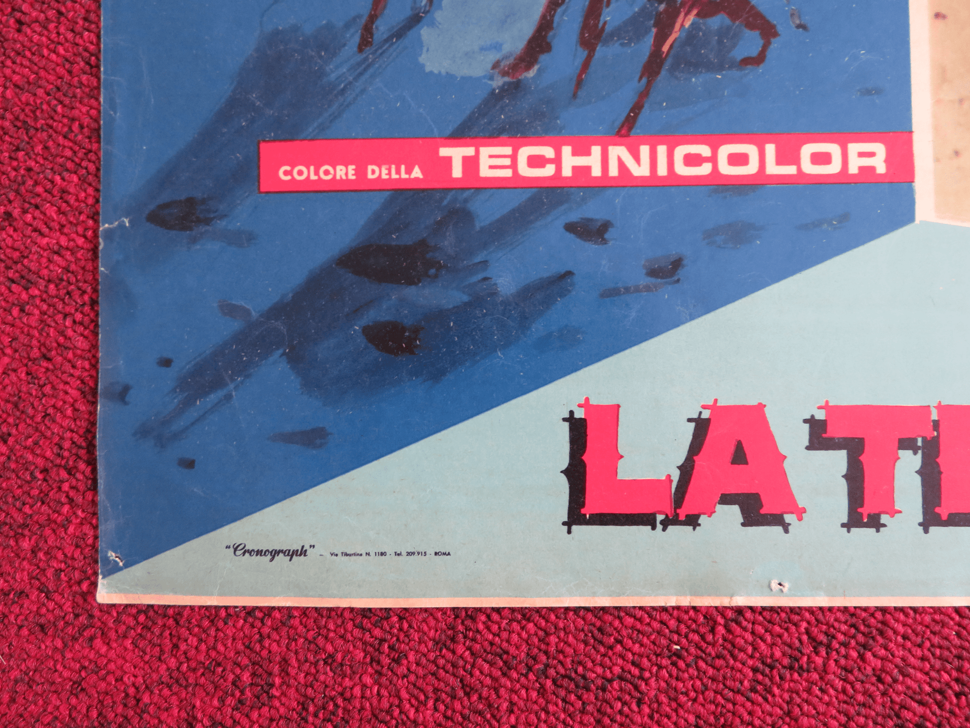 THE BLACK TENT ITALIAN FOTOBUSTA POSTER ANTHONY STEEL DONALD SINDEN 1956 Rendezvous Cinema Movie posters