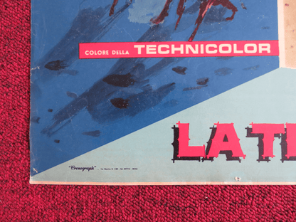 THE BLACK TENT ITALIAN FOTOBUSTA POSTER ANTHONY STEEL DONALD SINDEN 1956 Rendezvous Cinema Movie posters