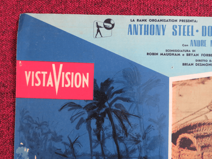 THE BLACK TENT ITALIAN FOTOBUSTA POSTER ANTHONY STEEL DONALD SINDEN 1956 Rendezvous Cinema Movie posters